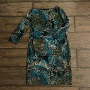 Tiana B. Half-Sleeve Dress